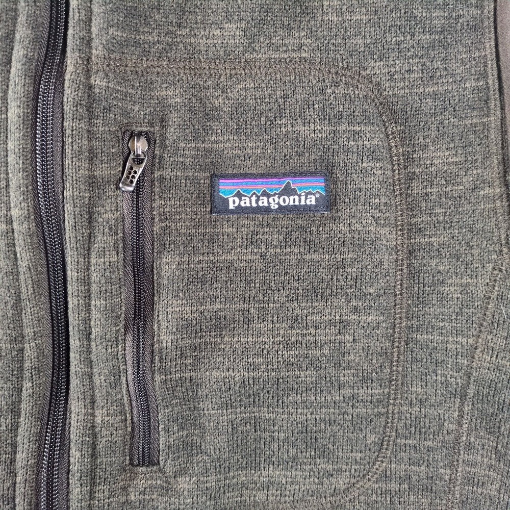 Patagonia Better Sweater Vest Full Zip Fleece Mens Medium Brown Pockets Outdoors - Picture 6 of 7